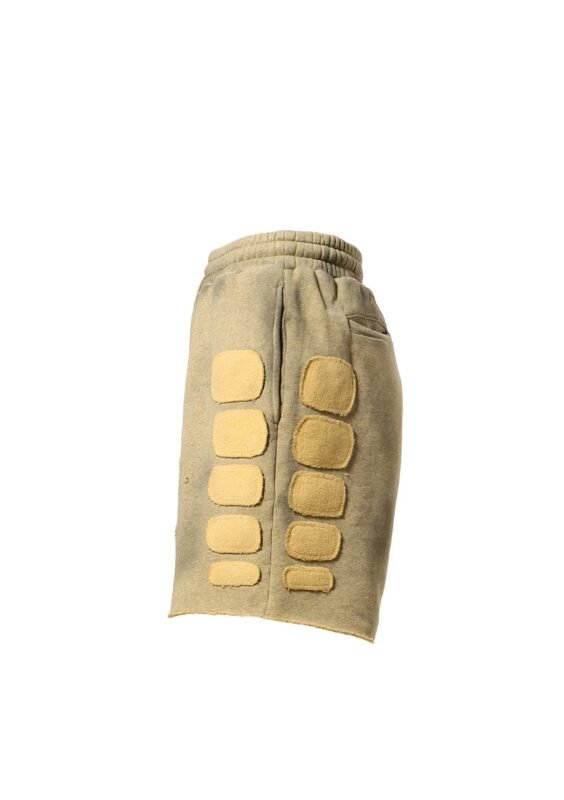 Satoshi Nakamoto Destroyed Patchwork Moto Short