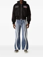 Satoshi Nakamoto Swirl Seam Jeans