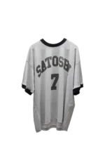 Satoshi Nakamoto Glitter Ringer 7 Tee