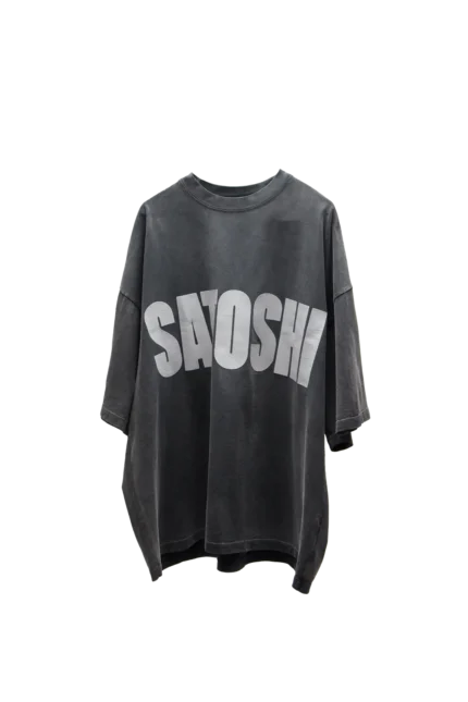 Satoshi Nakamoto Jumbo Font Oversized Tee
