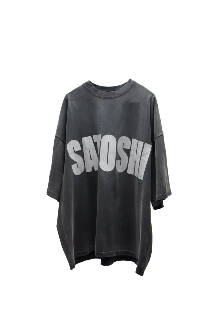 Satoshi Nakamoto Jumbo Font Oversized Tee