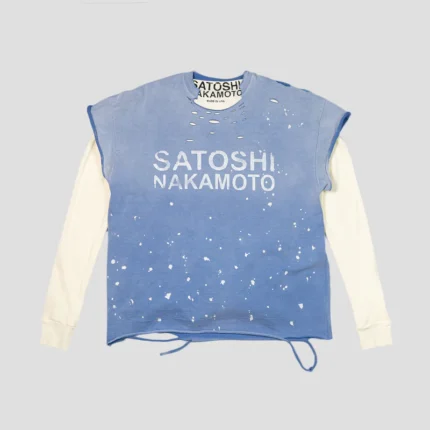 Satoshi Nakamoto Luke Blue T-shirts Thermal