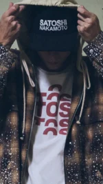Satoshi Nakamoto Chainstitch Logo Hat