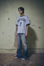 Satoshi Nakamoto Glitter Ringer 7 Tee