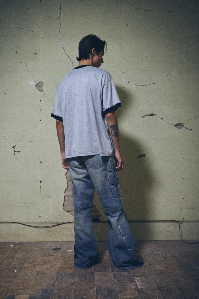 Satoshi Nakamoto Glitter Ringer 7 Tee