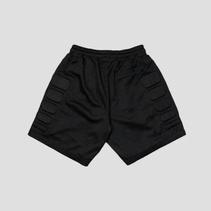 Satoshi Nakamoto Mesh Moto Shorts Black