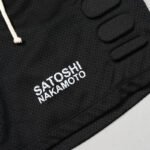 Satoshi Nakamoto Mesh Moto Shorts Black