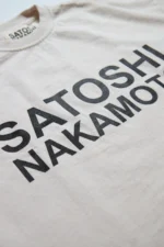 Satoshi Nakamoto Satoshi Logo Tee White Shirt