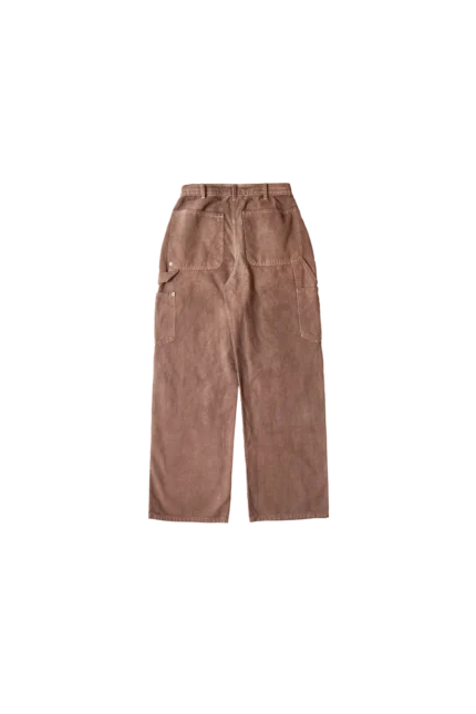 Satoshi Nakamoto Frayed Carpenter Pant Brown