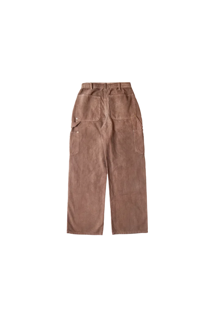 Satoshi Nakamoto Frayed Carpenter Pant Brown