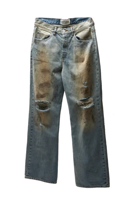 Satoshi Nakamoto Rutted Denim