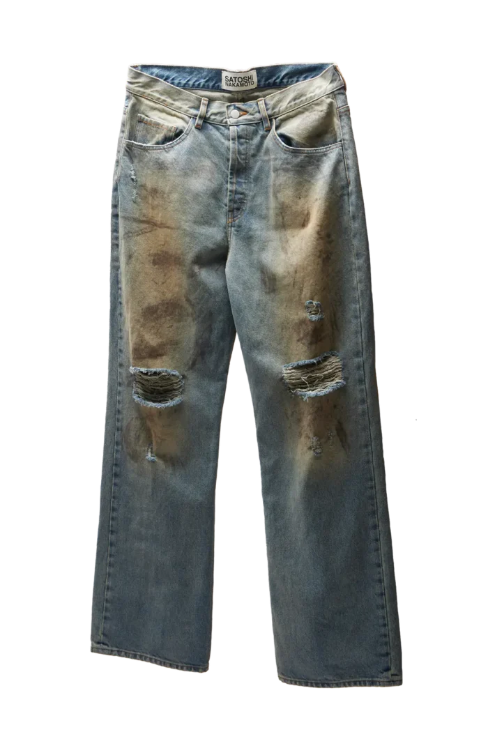 Satoshi Nakamoto Rutted Denim