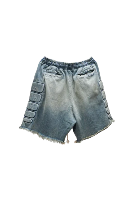 Satoshi Nakamoto Denim Moto Short