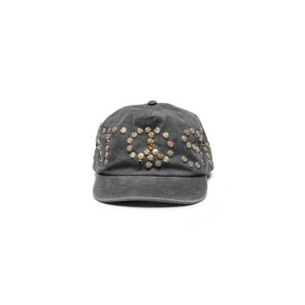 Satoshi Nakamoto Studded Wrap Around Hat