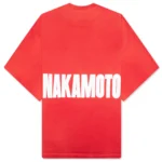 Satoshi Nakamoto ‘Red’ Impact Logo Tee