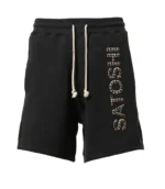 Satoshi Nakamoto ‘Studded Logo’ Black Shorts