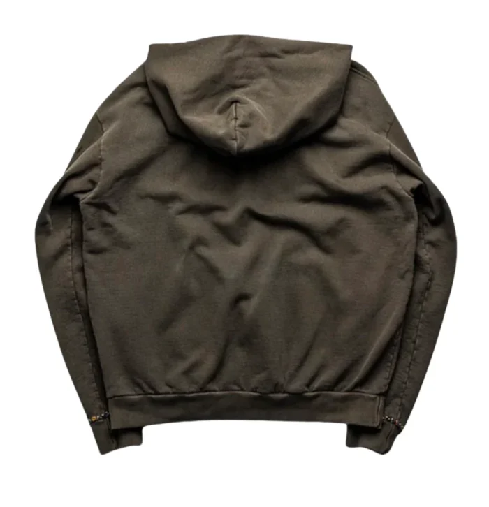 SATOSHI NAKAMOTO x SICKO – Studded Gradient Hoodie (Brown)