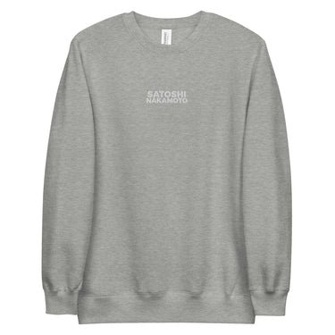 Satoshi Nakamoto Logo Sweatshirt