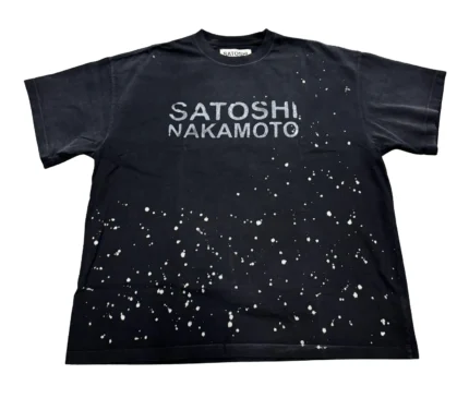 Satoshi Nakamoto ‘Luke’ Black Tee