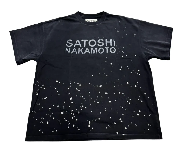 Satoshi Nakamoto ‘Luke’ Black Tee
