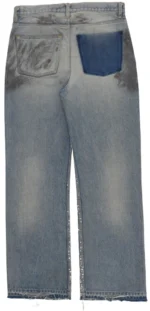 Satoshi Nakamoto ‘Other Scenes’ Shattered Glass Denim Jeans
